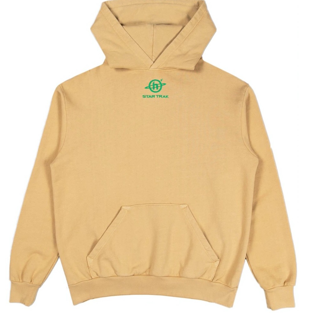 Hidden NY Star Trak Pharrell Hoodie size M Tan Natural